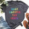 Make Gay Again Rainbow Pride Lgbt Protest America Bella Canvas T-shirt Heather Dark Grey