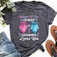 Gender Reveal Outfit Grandma To Be Party Announcement Bella Canvas T-shirt Heather Dark Grey