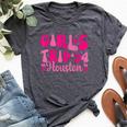 Girls Trip 2024 Houston Weekend Vacation Birthday Bella Canvas T-shirt Heather Dark Grey