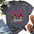 Girls Trip Miami 2024 Beach Weekend Birthday Squad Bella Canvas T-shirt Heather Dark Grey