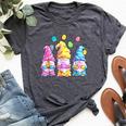 Gnome Easter 2024 Easter Outfit Easter Girls Bella Canvas T-shirt Heather Dark Grey