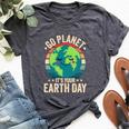 Go Planet Its Your Earth Day Retro Vintage For Men Bella Canvas T-shirt Heather Dark Grey