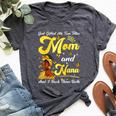 Goded Me Two Titles Mom And Nana African Woman Mothers Bella Canvas T-shirt Heather Dark Grey