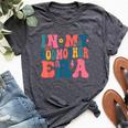In My Godmother Era Groovy Retro Mommy Mama Mother's Day Bella Canvas T-shirt Heather Dark Grey