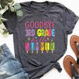 Goodbye 3Rd Grade Hello Summer Last Day Of School Graduation Bella Canvas T-shirt Heather Dark Grey