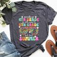 Goodbye 4Th Grade On My Way To 5Th Grade Last Day Of School Bella Canvas T-shirt Heather Dark Grey