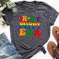 Groovy In My Poppy Era Pride Month Lgbtq Fathers Day For Men Bella Canvas T-shirt Heather Dark Grey