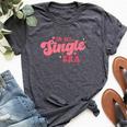 Groovy In My Single Era Anti-Valentines Divorce Bella Canvas T-shirt Heather Dark Grey