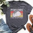 I'm Into Fitness Taco In My Mouth Youth Food Meme Bella Canvas T-shirt Heather Dark Grey