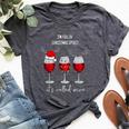 I'm Full Of Christmas Spirit It's Called Wine Christmas Wine Bella Canvas T-shirt Heather Dark Grey