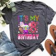 Its My 8Th Birthday Candy Candyland Birthday Girl 8 Year Old Bella Canvas T-shirt Heather Dark Grey
