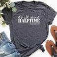 It's All About Halftime Trumpetmom Trumpet Band Mom Bella Canvas T-shirt Heather Dark Grey