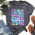 Its Me Hi I'm The Birthday Girl Its Me For Girls And Women Bella Canvas T-shirt Heather Dark Grey