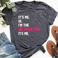 It's Me Hi I'm The Birthday Girl It's Me Birthday Girl Party Bella Canvas T-shirt Heather Dark Grey