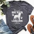 It's Not Dog Hair It's Labradorglitter Lab Dog Mom Bella Canvas T-shirt Heather Dark Grey