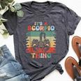 It's A Scorpio Thing Astrology Scorpio Zodiac Dad Women Bella Canvas T-shirt Heather Dark Grey