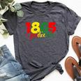 Junenth 1865 For June 19 Freedom Day Junenth Bella Canvas T-shirt Heather Dark Grey