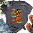 Junenth I Am Black History Africa For Black Girls Bella Canvas T-shirt Heather Dark Grey