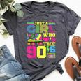 Just A Girl Who Loves The 90S Party 90S Outfit 1990S Costume Bella Canvas T-shirt Heather Dark Grey