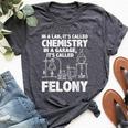 In Lab It's Called Chemistry Science Chemistry Teacher Bella Canvas T-shirt Heather Dark Grey
