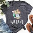 Lab Rat Science Chemistry Teacher Student Bella Canvas T-shirt Heather Dark Grey