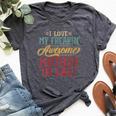 I Love My Freakin' Awesome Mother-In-Law Vintage Bella Canvas T-shirt Heather Dark Grey