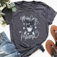 Maine Coon Mama Cute Dilute Calico Bella Canvas T-shirt Heather Dark Grey