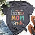 Mama Mommy Mom Bruh Vintage Cute Bella Canvas T-shirt Heather Dark Grey