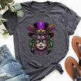 Mardi Gras Priestess New Orleans Witch Doctor Voodoo Bella Canvas T-shirt Heather Dark Grey
