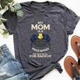 My Mom Is A Police Officer Proud Cop Mother Matching Family Bella Canvas T-shirt Heather Dark Grey