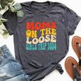 Moms On The Loose Girl's Trip 2024 Family Vacation Bella Canvas T-shirt Heather Dark Grey