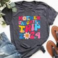 Mother Daughter Trip 2024 Family Vacation Mom Daughter Retro Bella Canvas T-shirt Heather Dark Grey