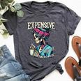 Expensive Difficult And Talks BackOn Back Mom Bella Canvas T-shirt Heather Dark Grey