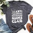 Motocross Mom Club Motocross Rider Mother Moto Mom Bella Canvas T-shirt Heather Dark Grey