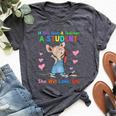 Mouse If You Give A Teacher A Student She Will Love You Bella Canvas T-shirt Heather Dark Grey