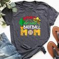 Nacho Average Mom Baseball Mexican Fiesta Cinco De Mayo Mama Bella Canvas T-shirt Heather Dark Grey