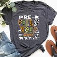 Pre-K Zoo Field Trip Squad Teacher Student Matching Bella Canvas T-shirt Heather Dark Grey