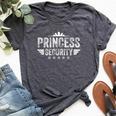 Princess Security Boys Big Brother Vintage Birthday Dad Mom Bella Canvas T-shirt Heather Dark Grey