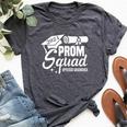 Prom Squad 2024 Proud Grandma Graduate Prom Class Of 2024 Bella Canvas T-shirt Heather Dark Grey