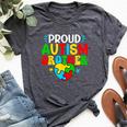 Proud Autism Brother Autism Awareness Autistic Sister Boys Bella Canvas T-shirt Heather Dark Grey