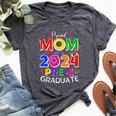 Proud Mom Of A 2024 Pre-K Graduate Senior Family Bella Canvas T-shirt Heather Dark Grey