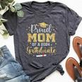 Proud Mom Of A Class Of 2024 Graduate Senior Graduation 2024 Bella Canvas T-shirt Heather Dark Grey