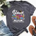 Proud Senior Mom Class Of 2024 I'm Not Crying You're Crying Bella Canvas T-shirt Heather Dark Grey