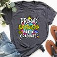 Proud Superhero Of A 2024 Boys Girls Pre-K Crew Graduation Bella Canvas T-shirt Heather Dark Grey