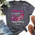 A Queen Was Born On May 4 4Th May Birthday Party Pink Bella Canvas T-shirt Heather Dark Grey
