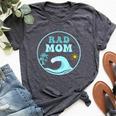 Rad Mom The Big One 1St Birthday Surf Family Matching Bella Canvas T-shirt Heather Dark Grey