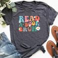 Read A Book Bruh English Teacher Reading Literature Bella Canvas T-shirt Heather Dark Grey