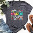 Retro Madre Ella Es Mamá Spanish Blessed Mom Mother's Day Bella Canvas T-shirt Heather Dark Grey