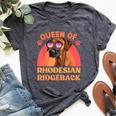 Ridgeback Queen Of Rhodesian Ridgeback Owner Vintage Bella Canvas T-shirt Heather Dark Grey