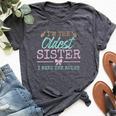I Make The Rules Oldest Adult 3 Sisters Matching Sibling Fun Bella Canvas T-shirt Heather Dark Grey